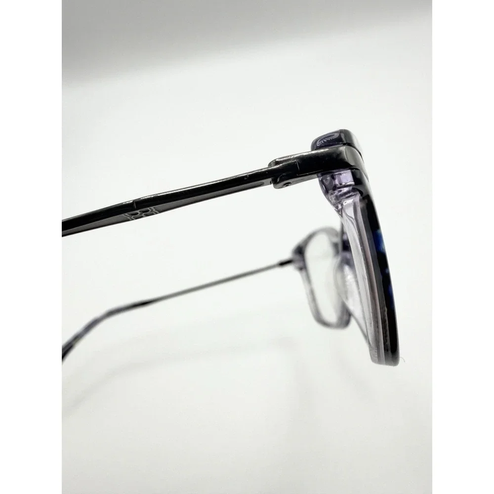BCBGeneration Blue Floral Cat Eye Full Rim Eyeglasses Frames Only 50-15-130